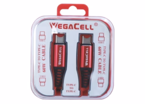 WegaCell Android Type C USB -Type C Fast Charging 3ft Data Cable