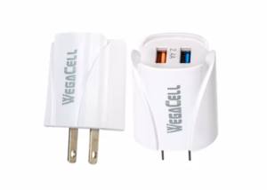 WegaCell Universal Dual Port Fast Charging USB - Home Wall Charger