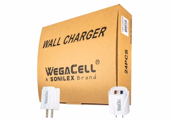 WegaCell Universal Dual Port Fast Charging USB - Home Wall Charger