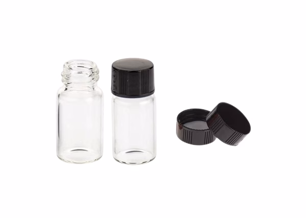 Screw Cap Glass Vials 3ml 15mm x 30mm 150pk