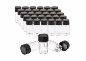 Screw Cap Glass Vials 3ml 15mm x 30mm 150pk