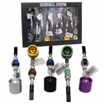 Metal Pipe Sherlock Assortment - Anodized 10pk