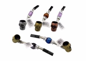 Metal Pipe Sherlock Assortment – Skull Design 10pk