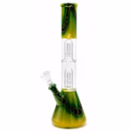 12" Double Dome Perk Beaker Water Pipe