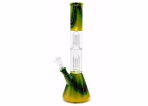 12" Double Dome Perk Beaker Water Pipe