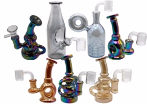 16ct 5" - 6" Electroplated Dab Rig Bubbler Assortment