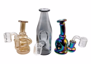 16ct 5" - 6" Electroplated Dab Rig Bubbler Assortment