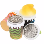 Ice Cream Cone Tobacco Grinder 6pk