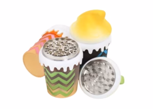Ice Cream Cone Tobacco Grinder 6pk
