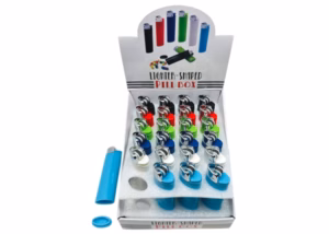 Lighter Shaped Pill Box - Solid 24pk