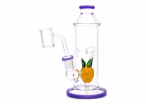 7" Pineapple Perk Straight Water Pipe