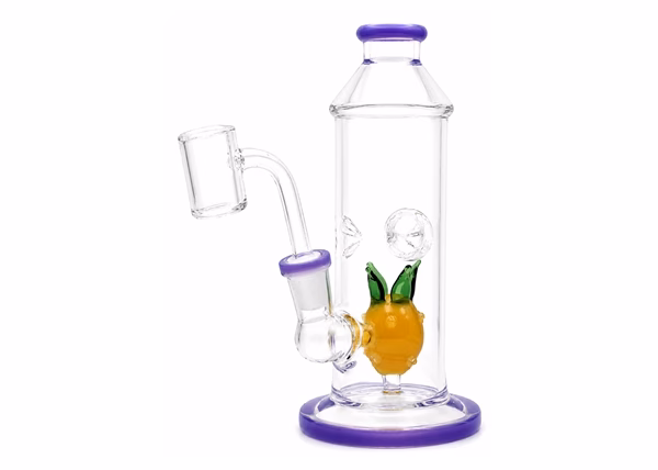 7" Pineapple Perk Straight Water Pipe