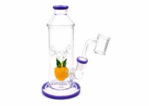7" Pineapple Perk Straight Water Pipe