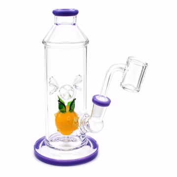 7" Pineapple Perk Straight Water Pipe