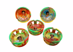 Reggae Honeypuff Silicone-Framed Glass Ashtray 6pk