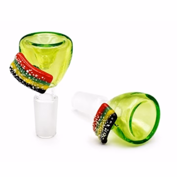14mm Sour Belt Chewy Delight Bowl - Green