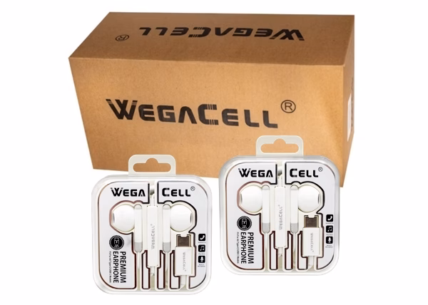 WegaCell USB-C In-Ear Stereo Earphone Noise Isolating Heavy Bass