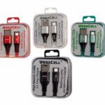 WegaCell Android Type C USB Braided Fast Charging 3 Ft TPE Data Cable