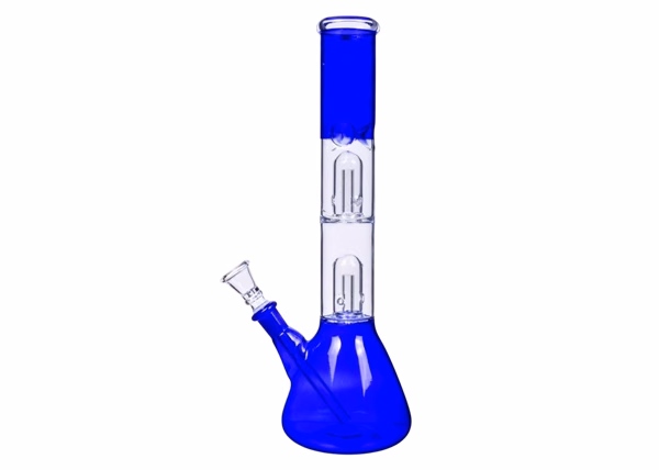 12" Double Dome Perk Beaker Water Pipe