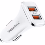 WegaCell Universal Dual Port Fast Charging USB - Car Charger