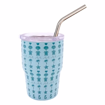 Mini YT Tumbler Shot 2oz – Beach Stripes