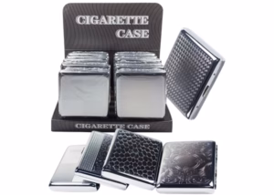 Victorian Style Metal Cigarette Case 12pk