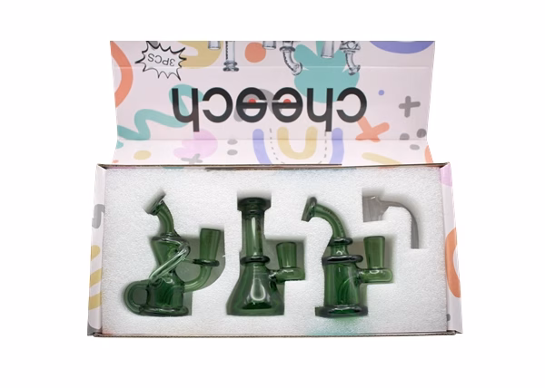 Rig Trio Bringing Major Heat 3pk Mini Dab Rig Set