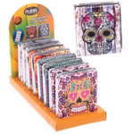 Embossed Skull 100s PU Leather Case 8pk