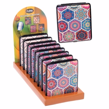 Paisley PU Leather Case - 100s 8pk