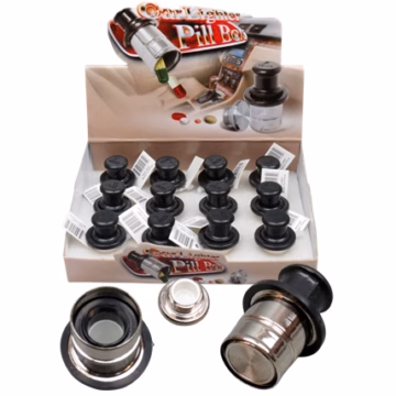 Car Lighter Pill Box Stash Container 12pk