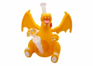 6″ Charizard Dragon Silicone Glass Water Pipe