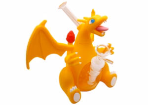 6″ Charizard Dragon Silicone Glass Water Pipe
