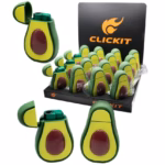 Click It Avocado Style Torch Lighter 16pk