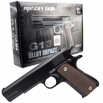 Airsoft Spring Pistol BB Pellet Gun – G13 Alloy Impact