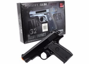 Airsoft Spring Pistol BB Pellet Gun – G2 Alloy Impact