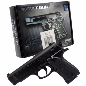 Airsoft Spring Pistol BB Pellet Gun – G22 Alloy Impact