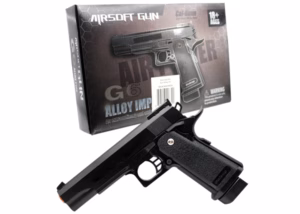 Airsoft Spring Pistol BB Pellet Gun – G6 Alloy Impact