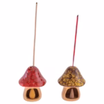 Small Glazed Mushroom Cone Burners 6pk