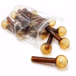 20ct 4" 16mm Jumbo Color Oil Burners - Amber