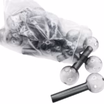 20ct 4″ 16mm Jumbo Color Oil Burners – Black