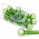 20ct 4″ 16mm Jumbo Color Oil Burners – Green