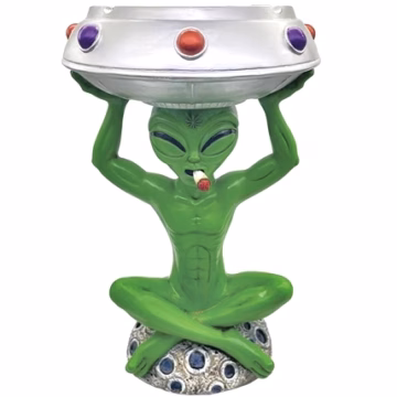 18" Jumbo Alien UFO Ashtray