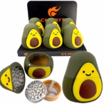 Click It Avocado Metal Herb Grinder 6pk