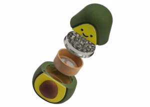 Click It Avocado Metal Herb Grinder 6pk