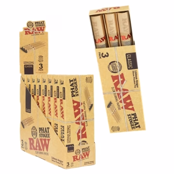 RAW Classic Phat Stogee 120mm 8pk