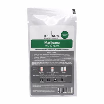 Test Now Marijuana Drug Test Kit - THC 50 ng-mL