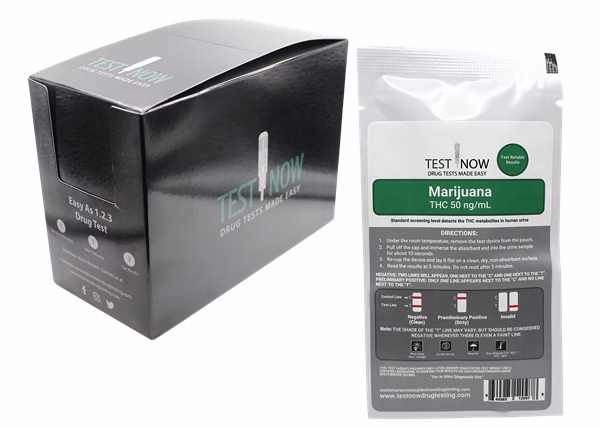 Test Now Marijuana Drug Test Kit - THC 50 ng-mL