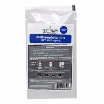 Test Now Methamphetamine Drug Test Kit – MET 1000 ng-mL