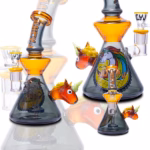 9″ Juicy J Glass Unicorns Make Everything More Awesome Water Pipe