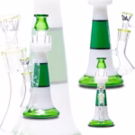 10" Juicy J Glass Towering High Chilling Clouds Below Water Pipe